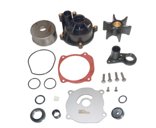 Water Pump Kit w/ Housing Johnson/Evinrude Early V4 V6 With Weep Hole in Pump Housing