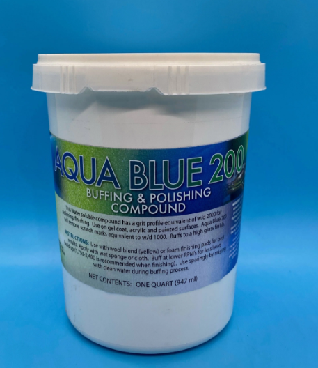 AQUA BLUE 200 FINISHING COMPOUND QUART