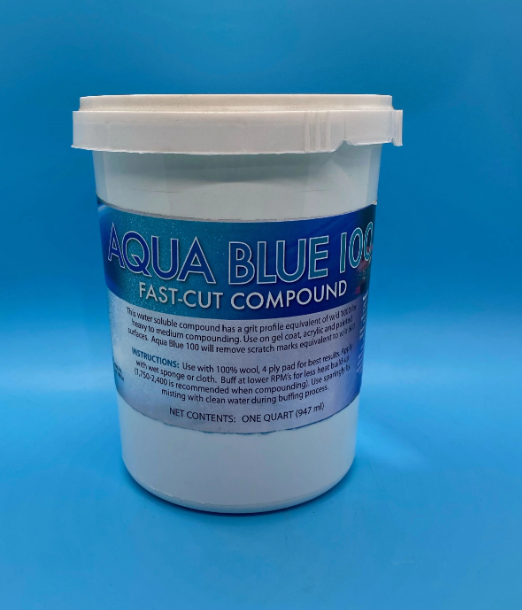 AQUA BLUE 100 BUFFING COMPOUND QUART