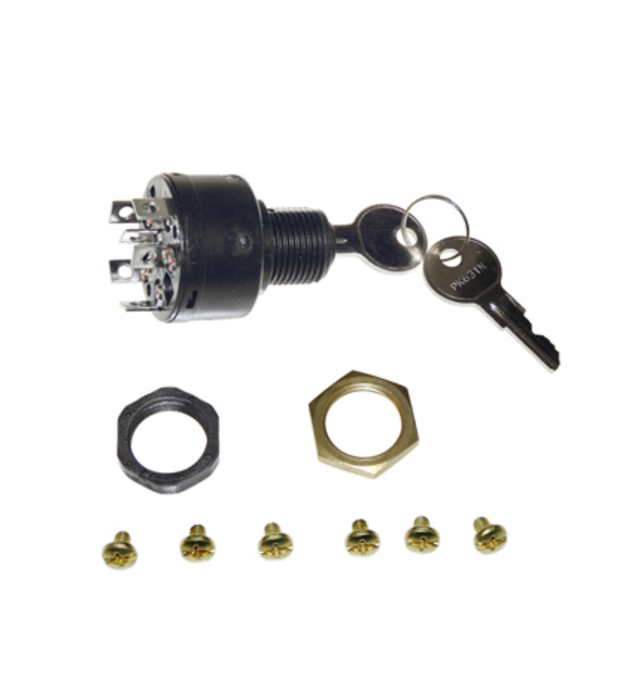 Key Switch Ignition
Mercury Off-Run-Start Push To Choke 6 Terminal