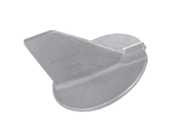 Anode, Trim Tab Zinc OEM Yamaha 115-130hp 1985-04 V6 Special 1985-86 Std Rot