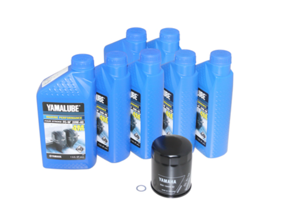 Oil Change Kit Yamaha F250-F350 2008 & Up 20W40 Oil