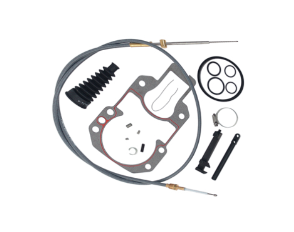 Shift Cable, Kit Intermediate Mercruiser R/MR/Alpha I, Gen II with Bellows & Drive Gasket 1983-Up