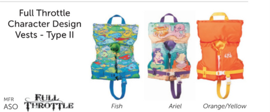 Full Throttle Character Design Life Vests Infants