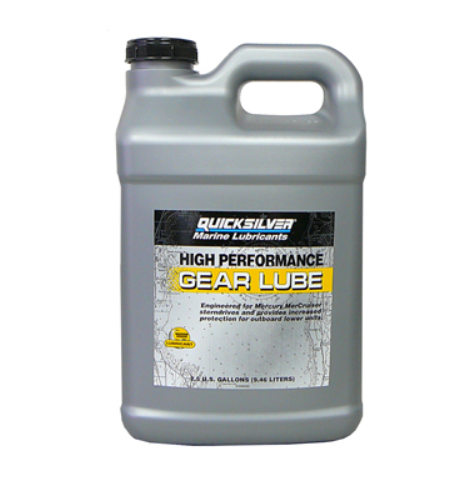Lube, Gear, Hi Performance Quicksilver 2.5 gal