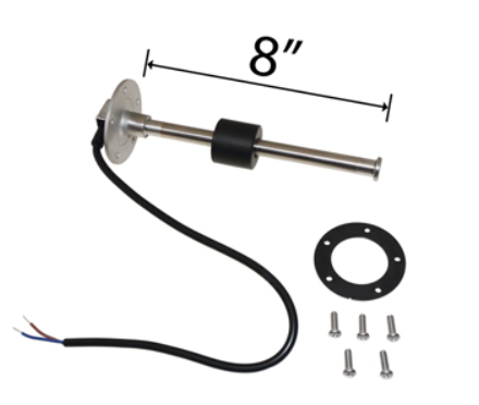 Reed Switch 8" Electric - Blue Ground For 9" deep fuel tank