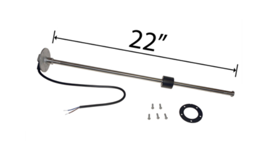 Reed Switch 22" Electric - Blue Ground For 23" deep fuel Tank