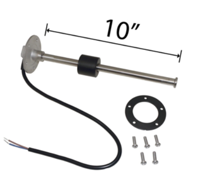 Reed Switch 10" Electric - Blue Ground For 11" deep fuel Tank