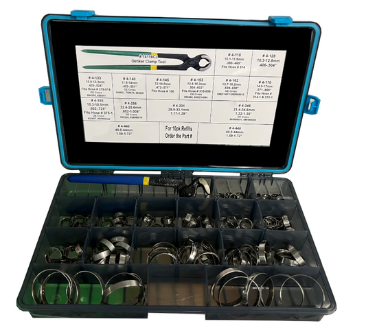 Oetiker Clamp Pack w/ Tool 130 Pieces + Tool
