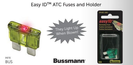 Easy ID ATC Fuses And Holder ( Light Up When Blown !! )
