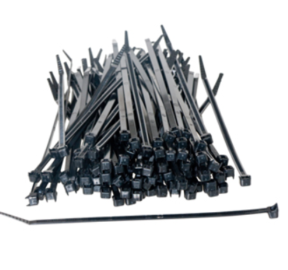 Radiused Cable Tie 8" 100pk