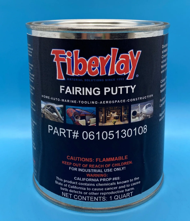 PUTTY/FILLER GROUND FIBER -WHITE QUART