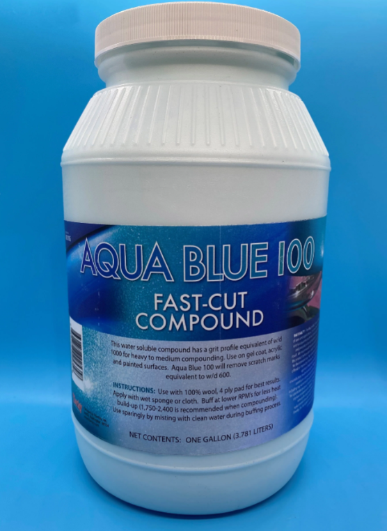 AQUA BLUE 100 BUFFING COMPOUND GALLON