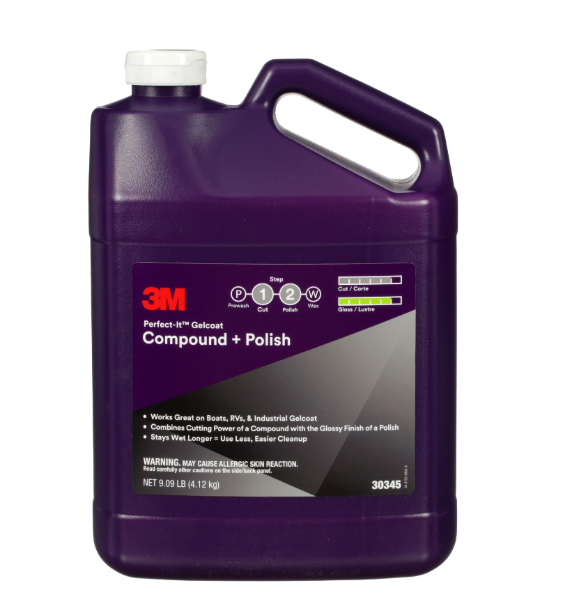 3M™ Perfect-It™ Gelcoat Compound + Polish 30345, 1 gal