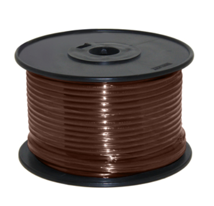 Wire 14 AWG Brown 100ft Roll
