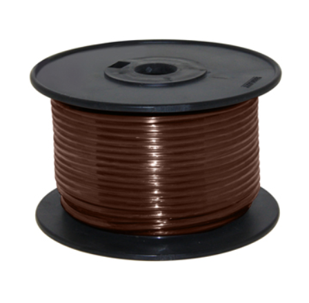 Wire 16 AWG Brown 100ft Roll