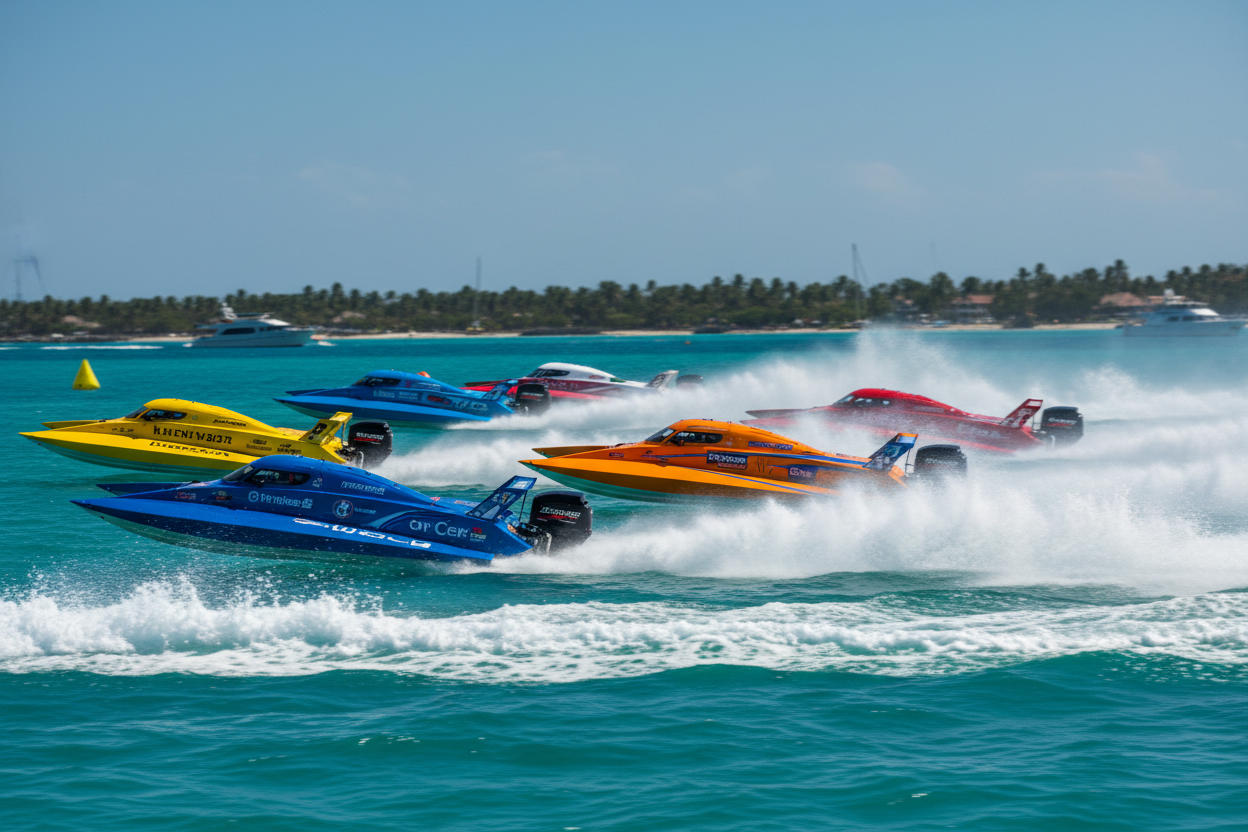 Boat Racing Scene